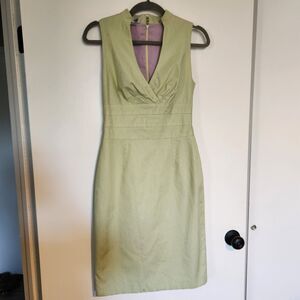 Kay Unger New York Sheath Dress Womens SZ 2 Candy Stripe Y2K Office Corporate
